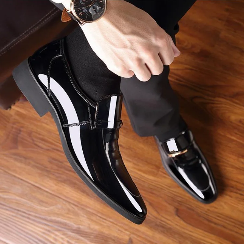 Patent Leather Men's Formal Sh - đánh giá và giá Men Shoes On Clearance