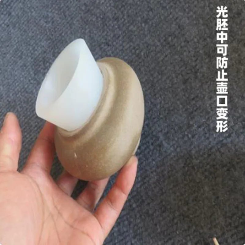 Round Mouth Nylon Tool for Handmade Clay Teapot Pottery Craft Tea Ceremony Accessory