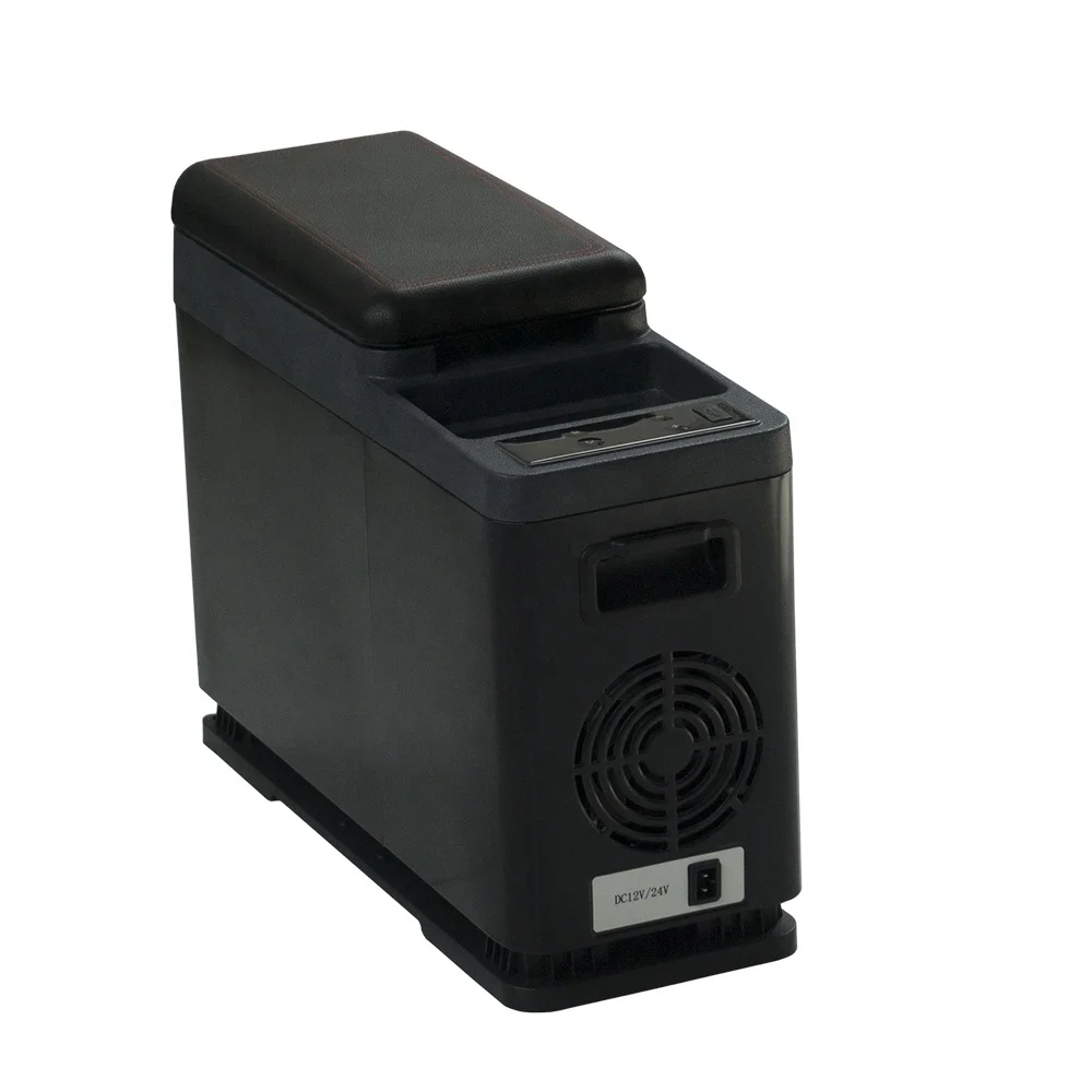 7.1L CF8 Alpicool Armrest Refrigerator Mini Compressor Small Portable Fridge Freezer Combo with Wireless Charger for Car Armrest