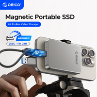 ORICO 5Gbps Portable Solid State Drive 480MB/s Magnetic External SSD for iPhone 16 15 Pro/Max ProRes 4K HDR Record and Store