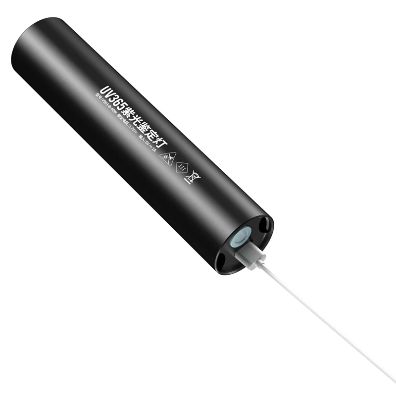 75STO-365NM 야채 보르도 혼합물 용 UV 램프 청색 비트릴 감지 형광제 감지 USB 충전