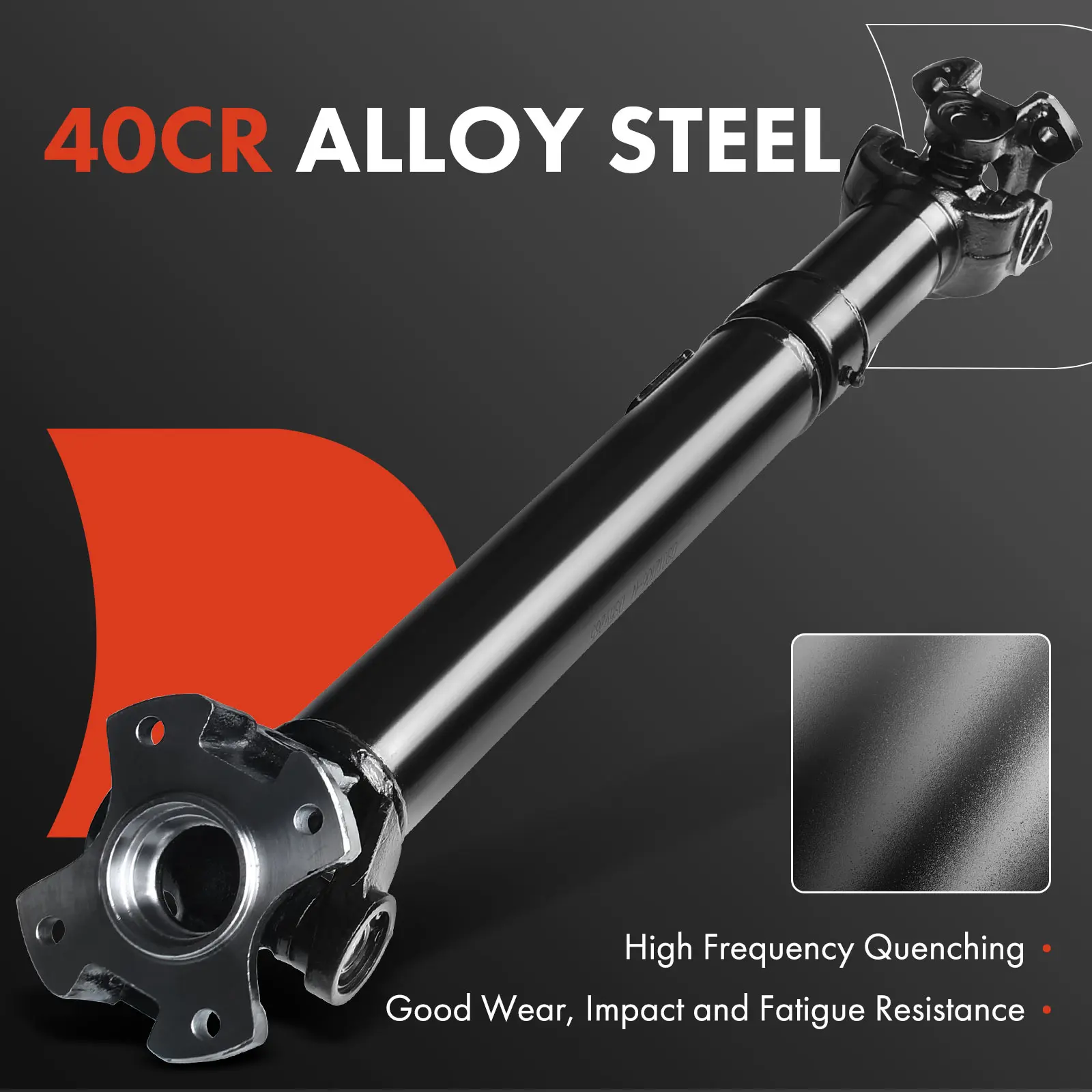 A-Premium Front Driveshaft Prop Shaft Assembly for Toyota Tacoma 1995-2004 4Runner 1986-1988