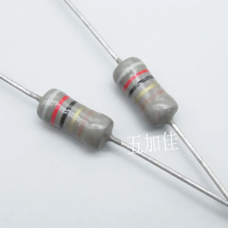 5-30 piezas de resistencias de película de oro de alta fidelidad para audio, importadas, 3W 82R 1% 8x18 RL42C3F 820, con terminales de cobre grueso