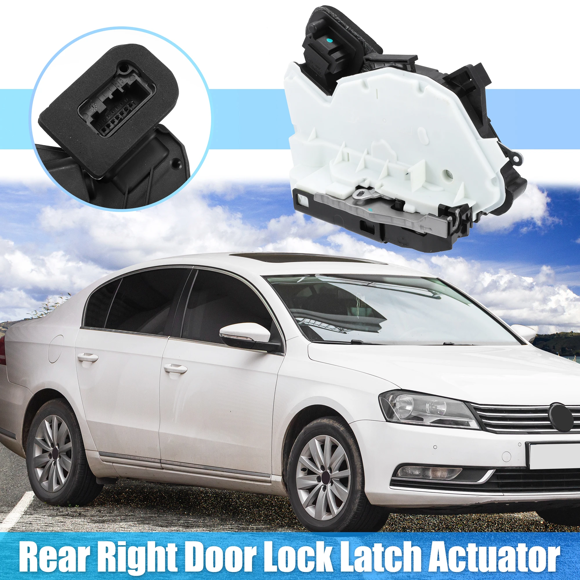 

Motoforti Rear Right Door Lock Latch Actuator For Volkswagen Beetle 2012-2016 5K4839016AE 5K4839016 6RD839016A 6RD839016