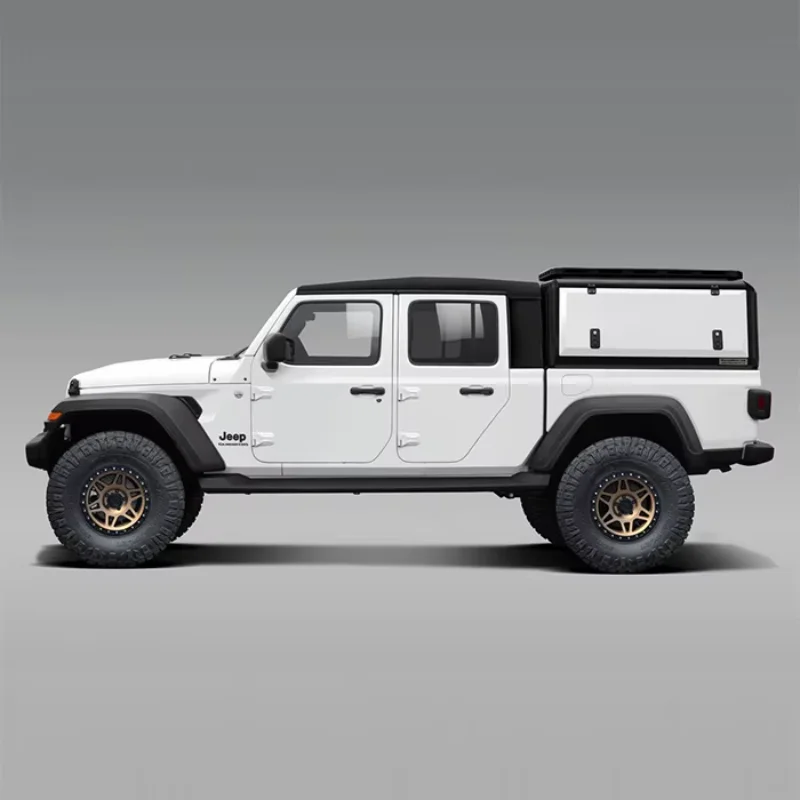 

For Aluminum Steel Hard Top Truck Bed Cover Canopy Accessories For Ranger Tacoma Tundra With Locking Function