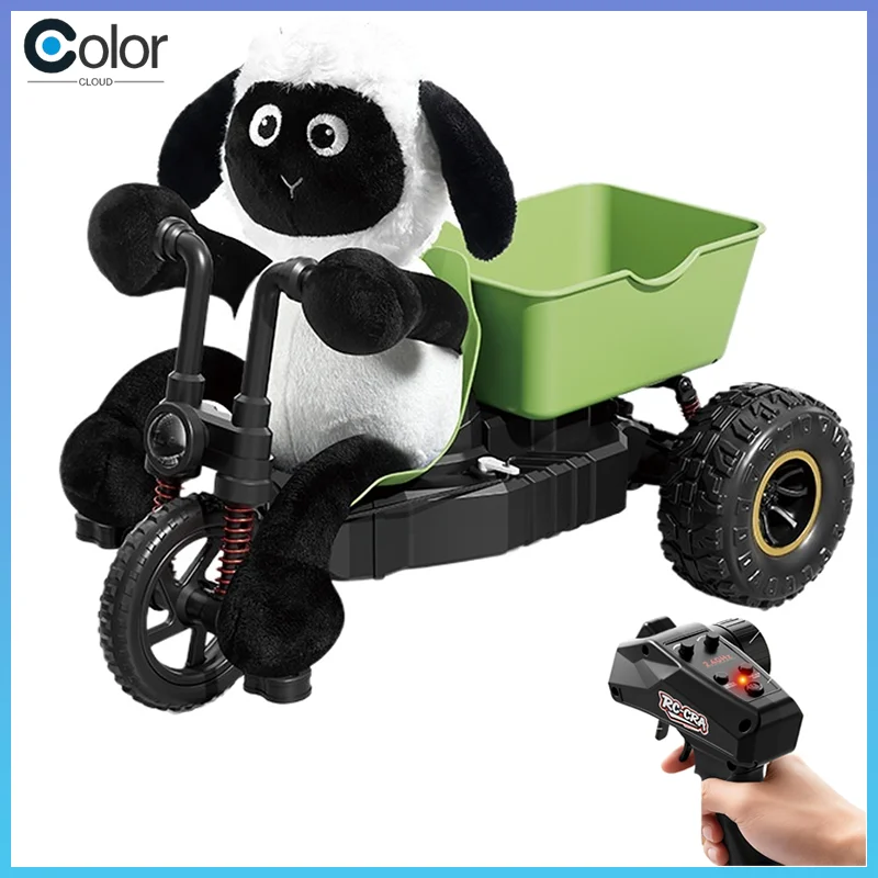 

New Rc Lamb Three Wheels Remote Control Car Drift Stunt Vehicle High Speed Racing Car Electric Toy For Boys Kids Birthday Gift
