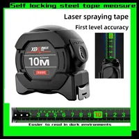 New Self-locking High-precision Steel Tape Measure Thickened Wear-resistant Drop-proof Tape Measure 10M Metric Measuring Tools