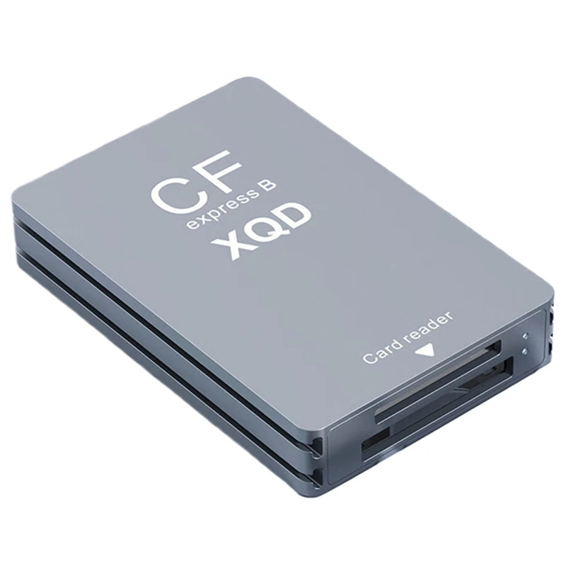 3 in 1 CFexpress Type B/XQD/SD Card Reader, Dual-Slot USB 3.2(10Gbps) Card Memory Reader for G/M Series,-VVNB