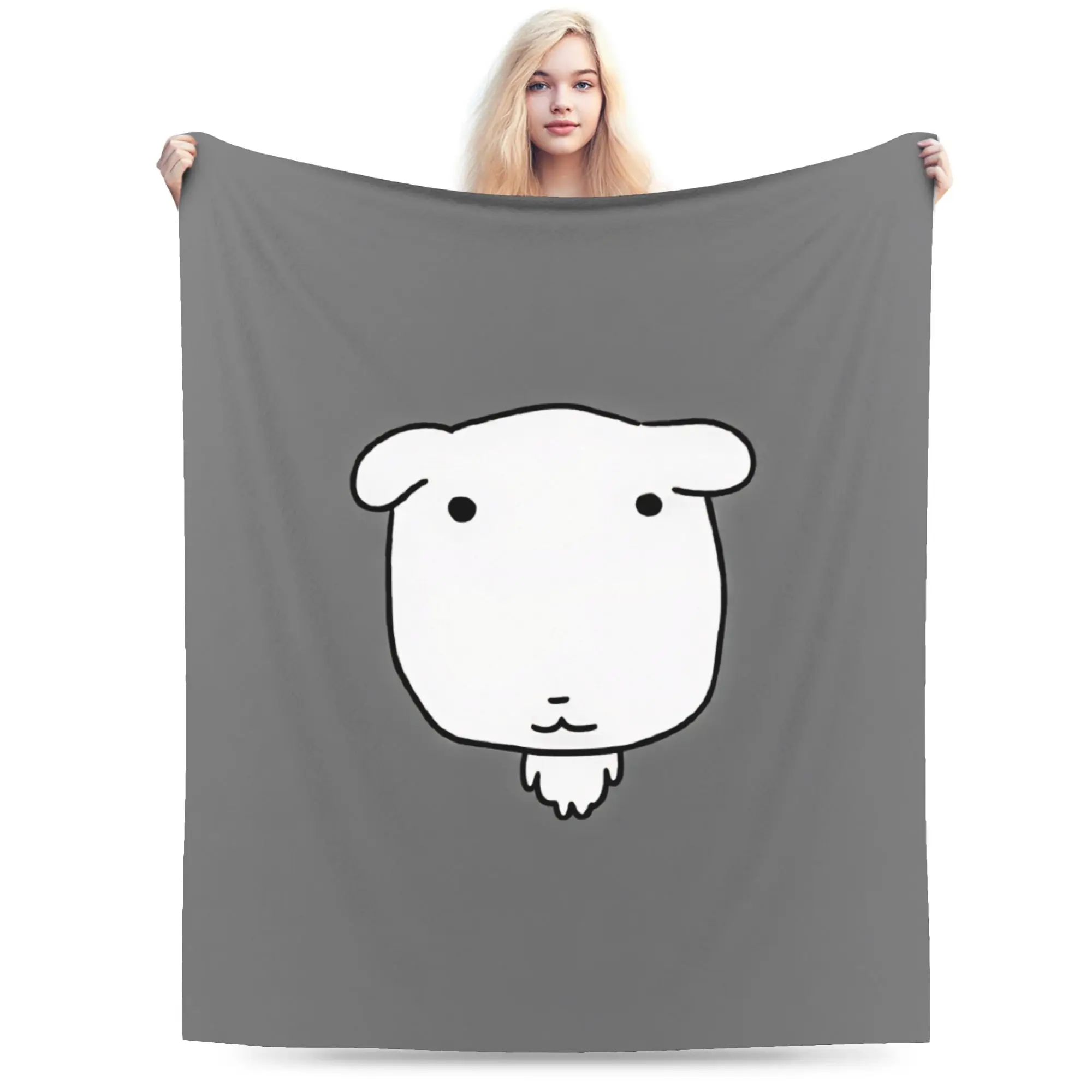 Cute GANADIs Plush Blanket Child  Flannel Throw Blanket For Couch Chair Warm Soft Design Quality Bedspread Gift