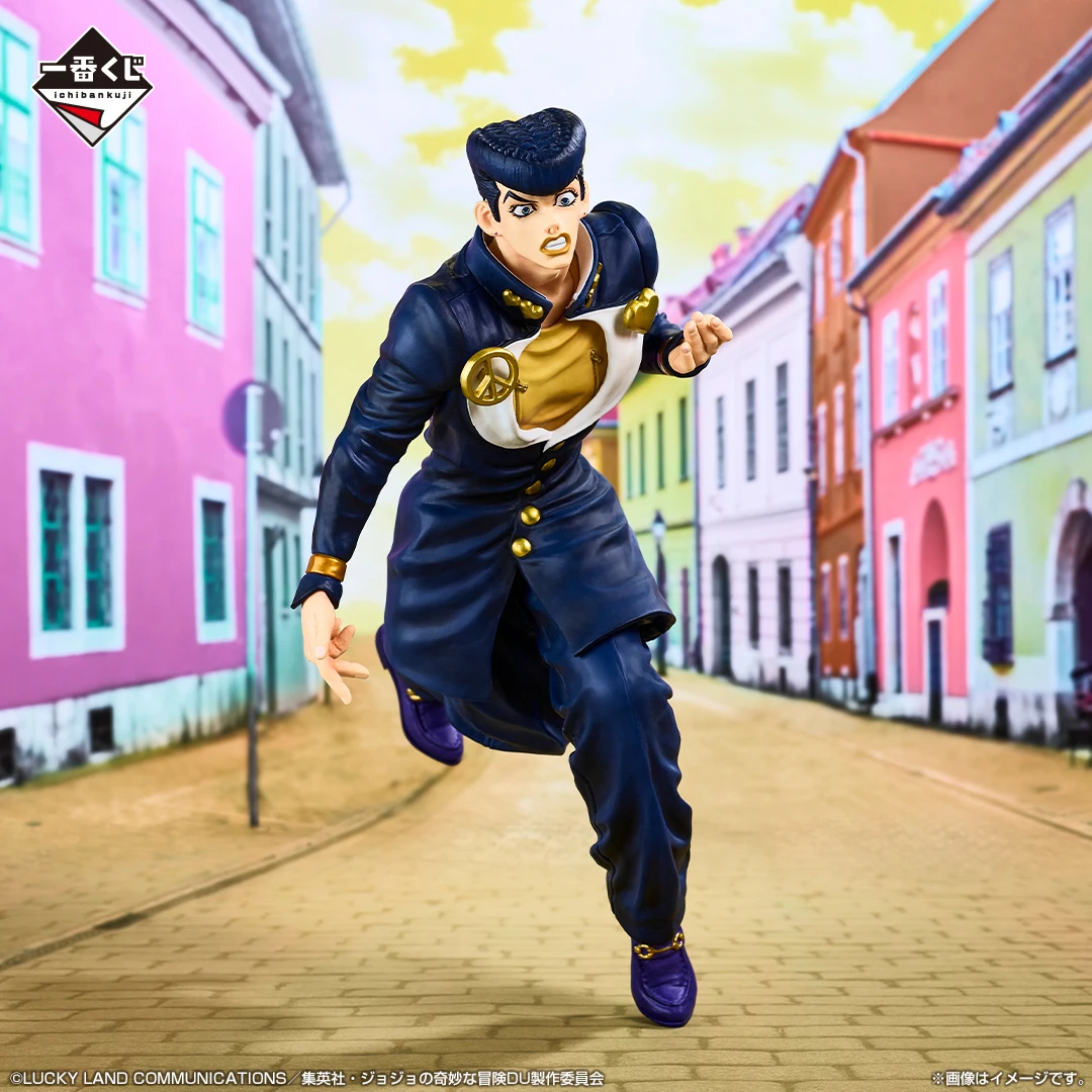 Original Ichiban Kuji JoJo's Bizarre Adventure Higashikata Josuke Nijimura Okuyasu Rohan Kishibe Anime Figures Collectible Gift