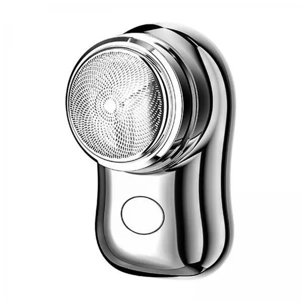 Men’s Mini Electric Shaver Compact Beard Trimmer Portable Face Hair Removal Device for Business Trip Office