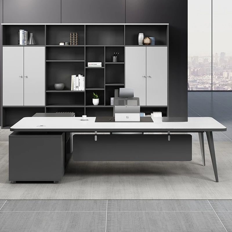 Boss desk Modern president manager desk Modern minimalist