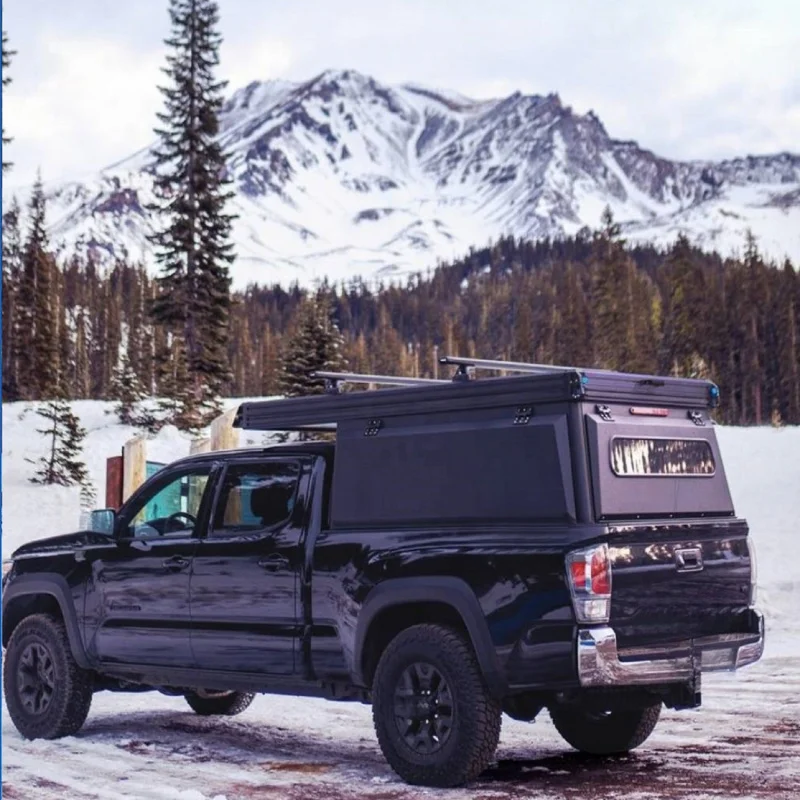 

High Quality Waterproof Triangular Aluminum Hard Shell Rooftop Tent Box with Roof Rack for Car Camping