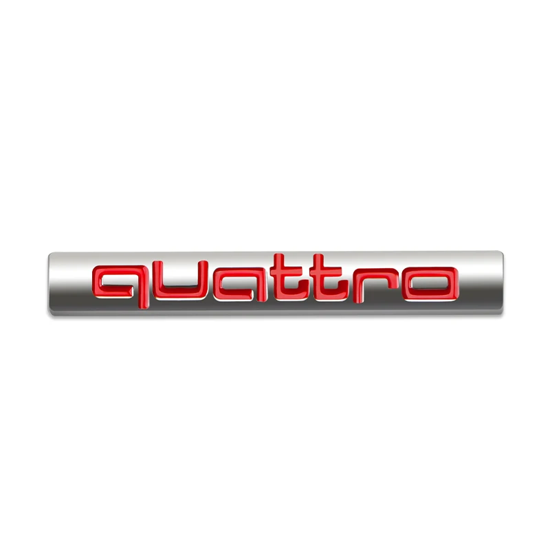 For Audi Quattro Emblem 3D ABS Car Front Grille Emblem for A3 A4 A5 A6 A6L A7 A8 Q3 Q5 Q7 S3 S4 S5 RS3 RS4 RS6 Badge Accessories - 34 For Audi Quattro Emblem 3D ABS Car Front Grille Emblem for A3 A4 A5 A6 A6L A7 A8 Q3 Q5 Q7 S3 S4 S5 RS3 RS4 RS6 Badge Accessories - 34