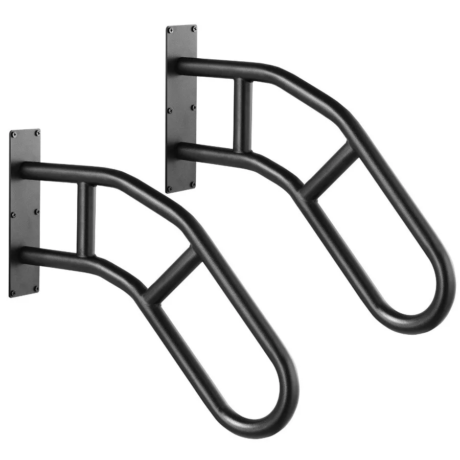 

Outdoor Stair Handrails 29 Wall Mount U-Shaped for 1-3 Steps Matte Black Safety Rails for Elderly Pregnant Women Disabled 2 PCS