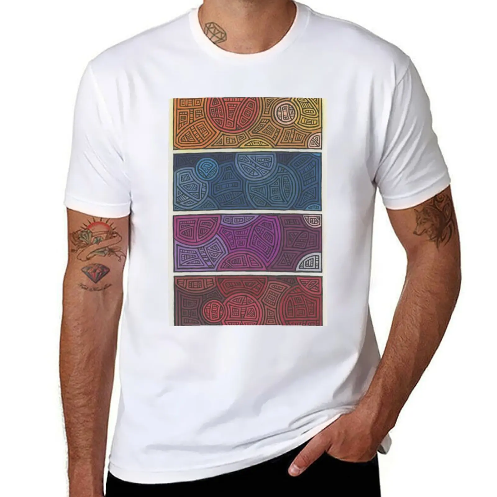 Hot and Cold T-Shirt Summer Print Short Sleeve Tee