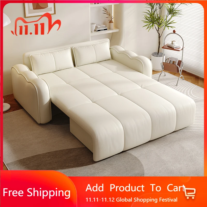 

Дизайнерские минималистичные диваны с креслом Дизайнерский выдвижной телескопический диван-кровать Шезлонги Кушетка Современный Sillon Cama Уникальная мебель