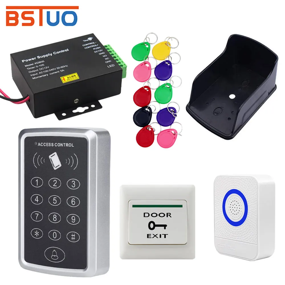 Standalone RFID Access Control Kits Keypad 125KHz Door Lock Controler Openner 1000User for Door Entry Security Protection System