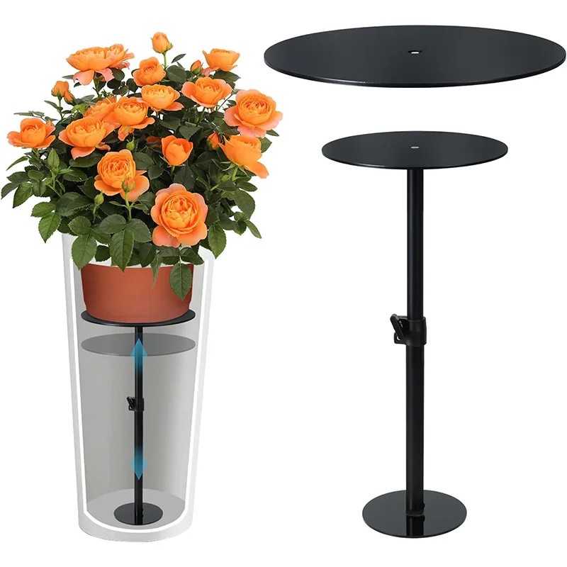 Adjustable Plant Lifter Pot Filler Built-in Plug for Indoor and Outdoor High Cone Pot Containers