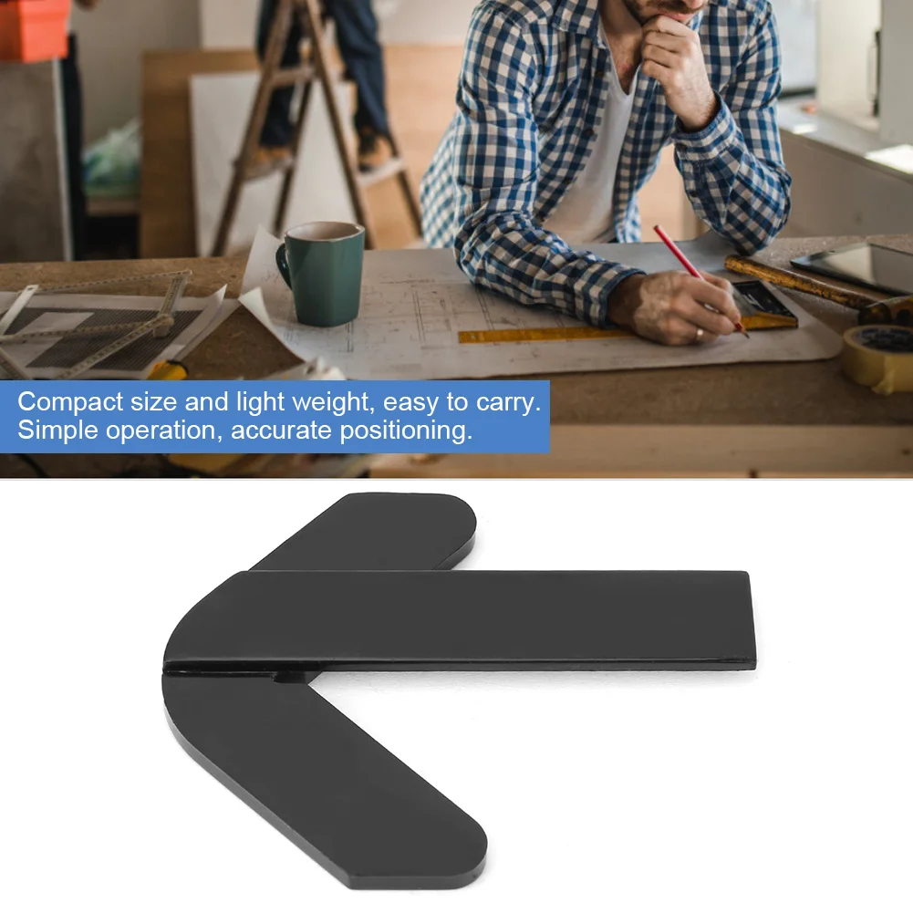 Center Finder Ruler Plastic Center Finder Plastic Center Finder Ruler Z073B Measuring Tool for Mini Lathe Milling Machine