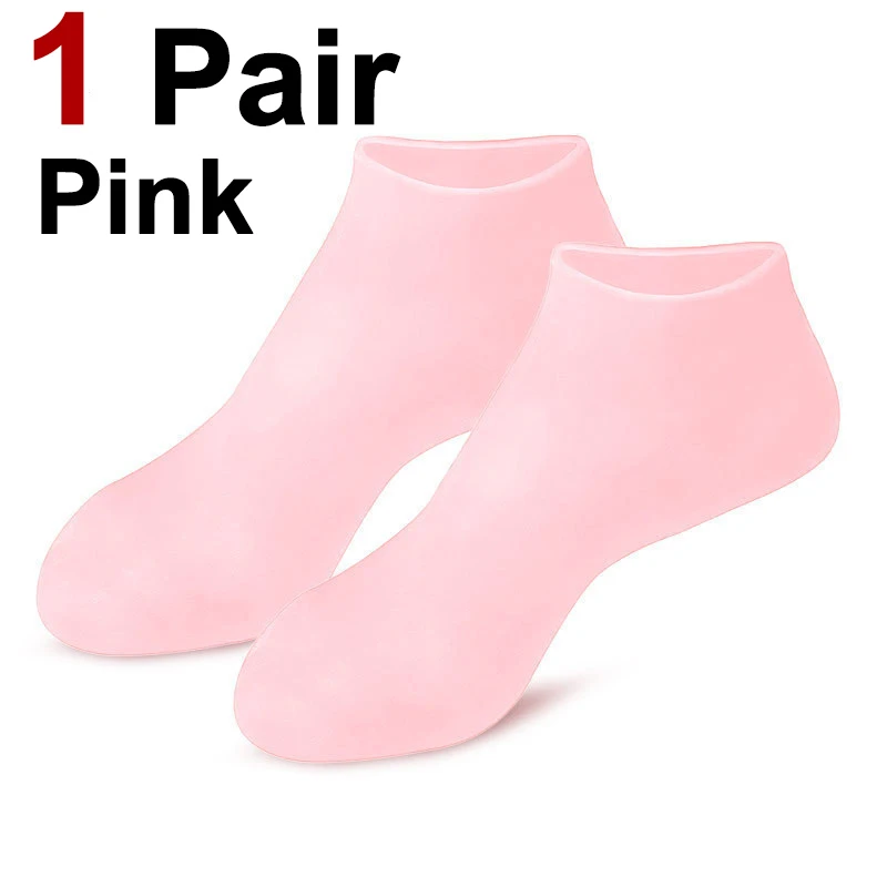 1 Paar geeignete Damen-Silikonsocken für trockene, rissige Füße, erhältlich in mehreren Farben für feuchtigkeitsspendende rissige Füße – Detail 12