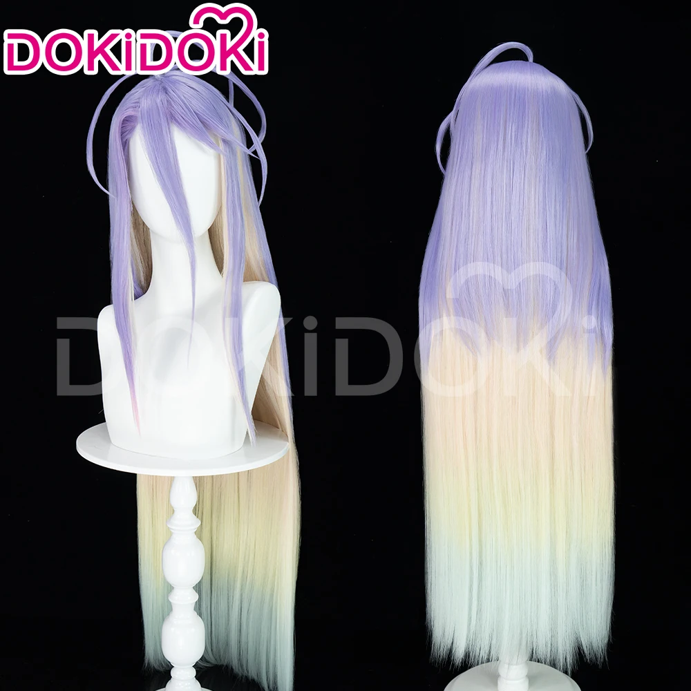 IN STOCK Shiro Wig Anime No Game No Life Cosplay DokiDoki Women 80cm Long Hair Shiro High Heat Resistant Chiristmas Free Wig Cap