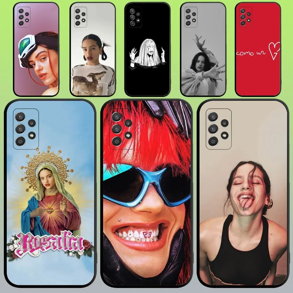 

Singer R-RosaliaS Phone Case For Samsung Galaxy A20,A21s,A22,A31,A32,A52,A53,A72,73,A80,A91 Soft Black Cover