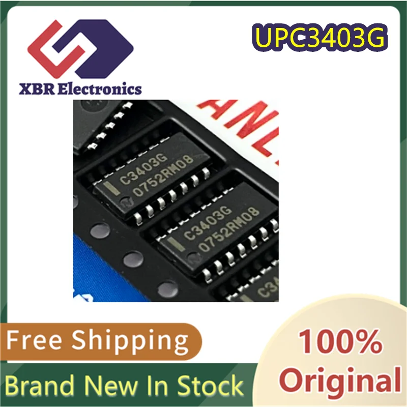 

(10/50 pieces) C3403G UPC3403G UPC3403 SOP-14 Surface Mount Operational Amplifier IC Brand New Original Genuine Free Shipping