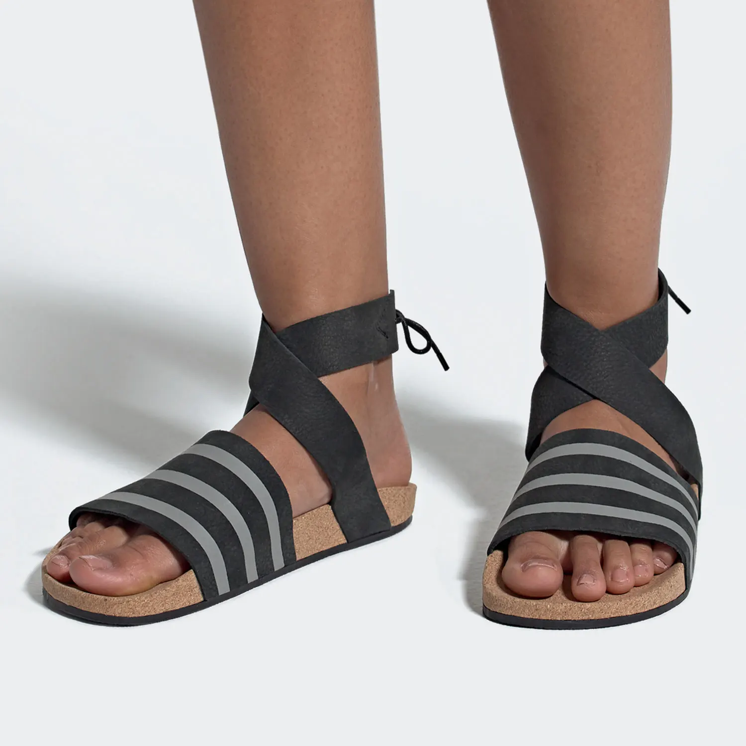 Adidas Genuine ANKLE WRAP W Superstar Women's Sport Sandals EG3850