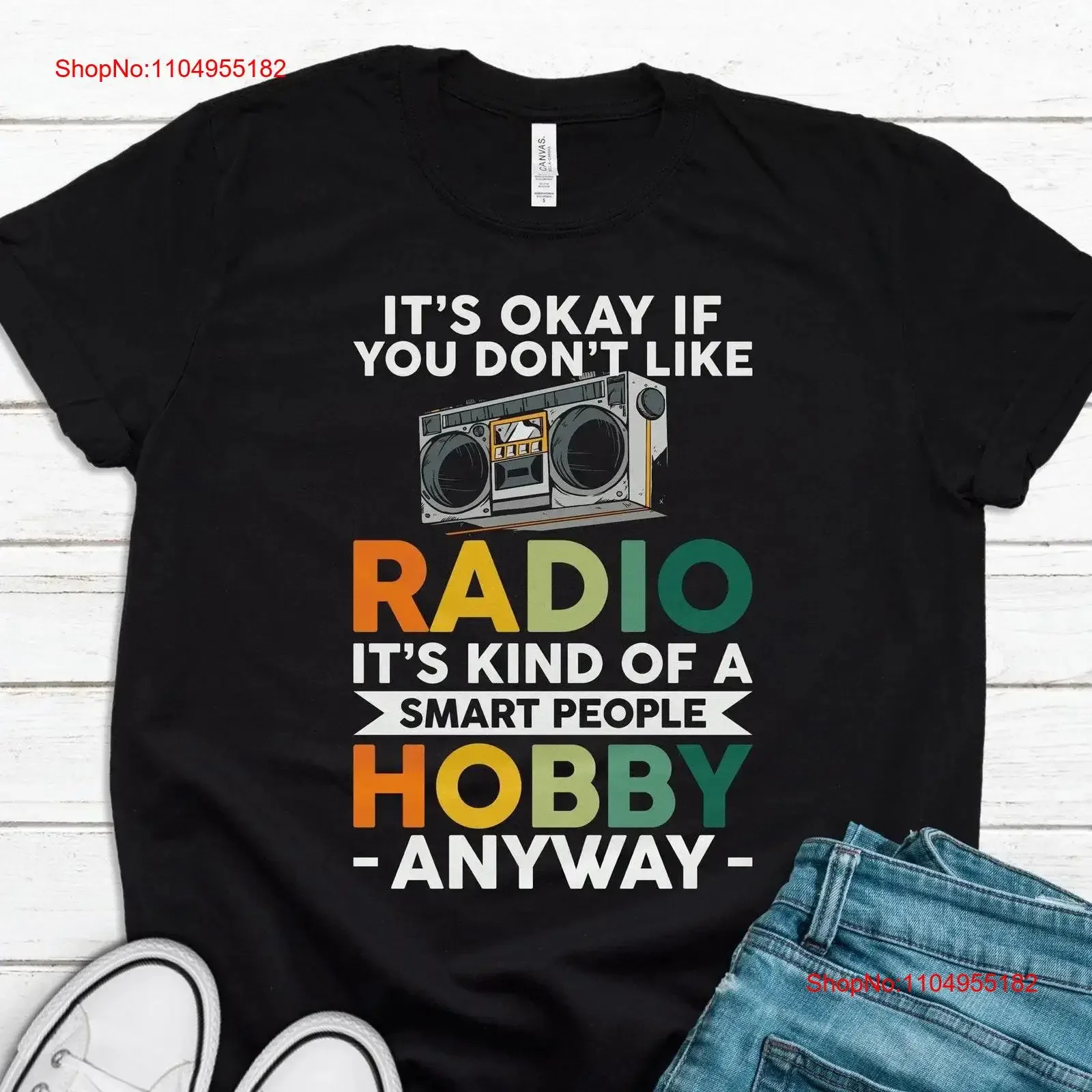 

Radio Lover Ham T Shirt Amateur Operator Fan Addict T1186 vintage Washed Stylish Unisex designer clothes Versatile Breathable