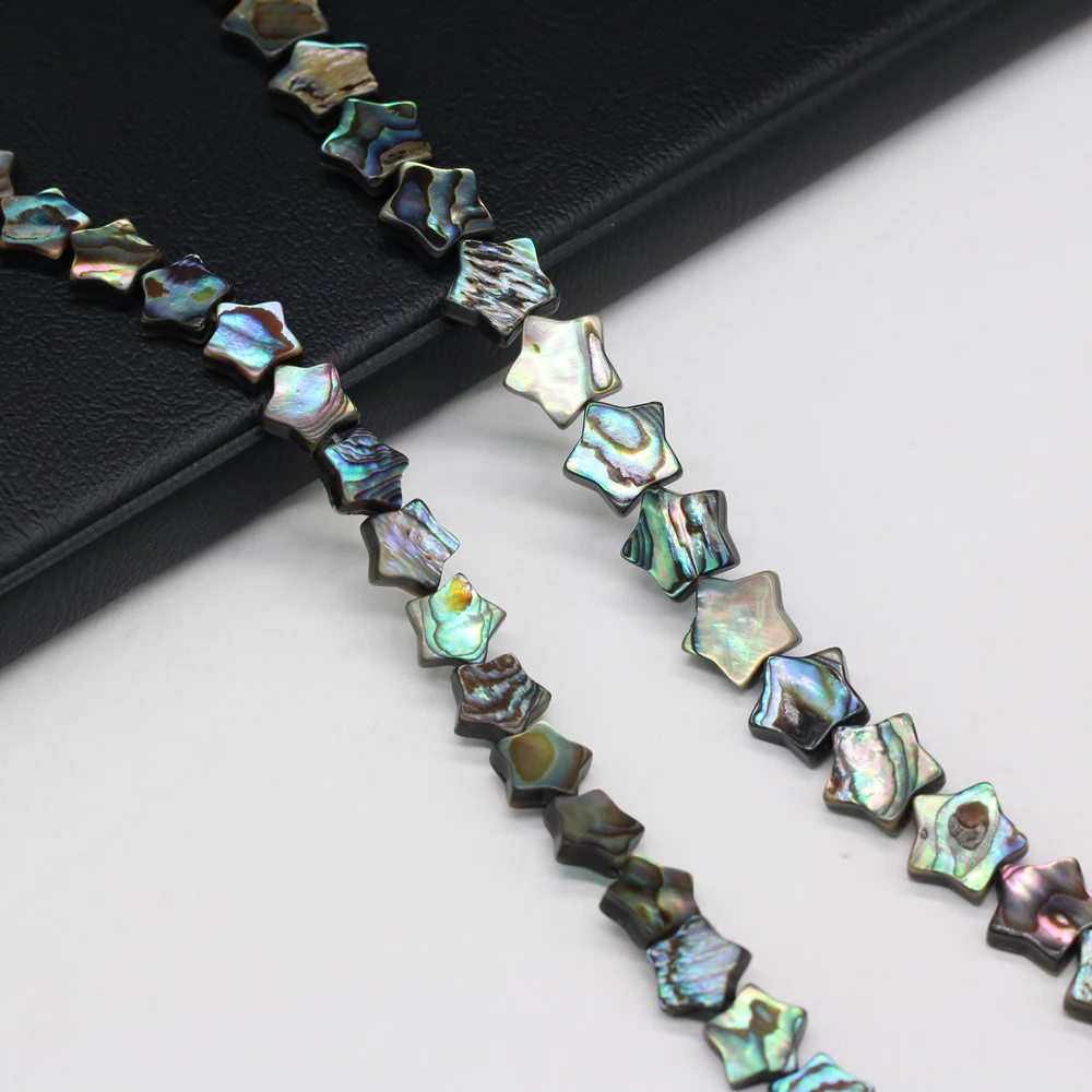 DIY Fünfzackige Sternperlen Abalone-Muschelperlen für Schmuckherstellung DIY Halskette Armband Ketten Ohrringe Zubehör – Detail 2