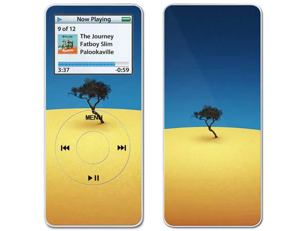 for iPod nano 1 Protective skin sticker front and Back Skin Decal