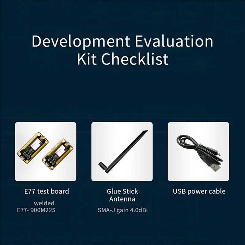STM32WLE5CCU6 868Mhz/915Mhz Lora Wireless Module For E77-900M22S For CDEBYTE Soc 22Dbm 5.6KM Test Board Kit