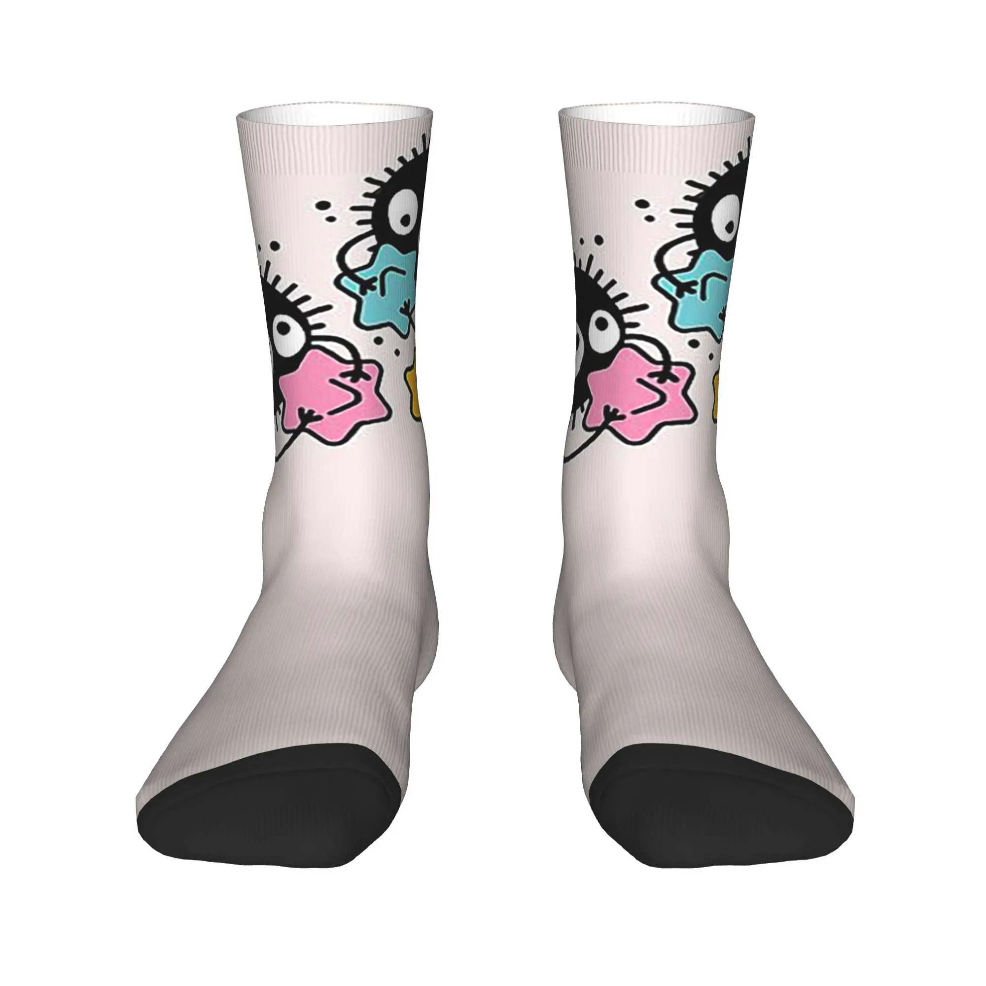 

Носки Soot Studio Ghibli, супер мягкие чулки в стиле Харадзюку, всесезонные длинные носки, аксессуары для унисекс, рождественские подарки