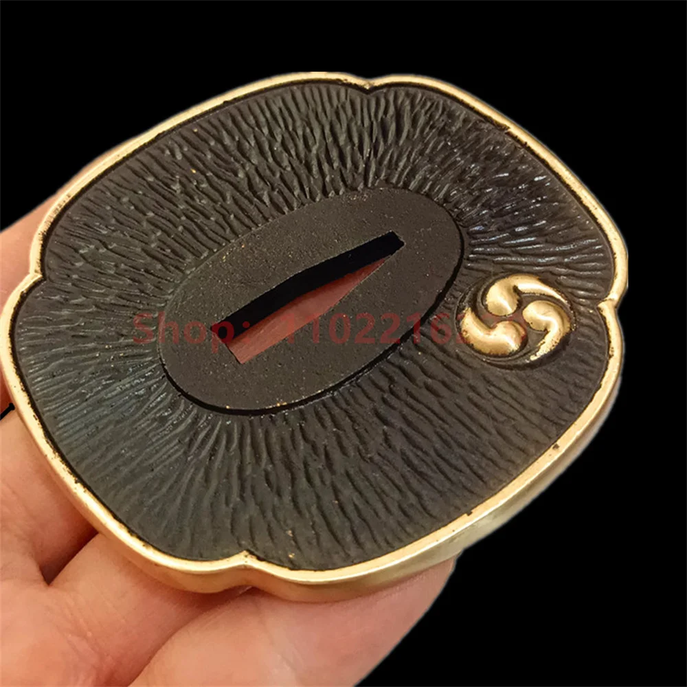 Unique Japanese Samurai Katana Fittings Copper Tsuba Handguard Guard Brass Fuchi Kashira Menuki For Japan Sword Parts - view 3