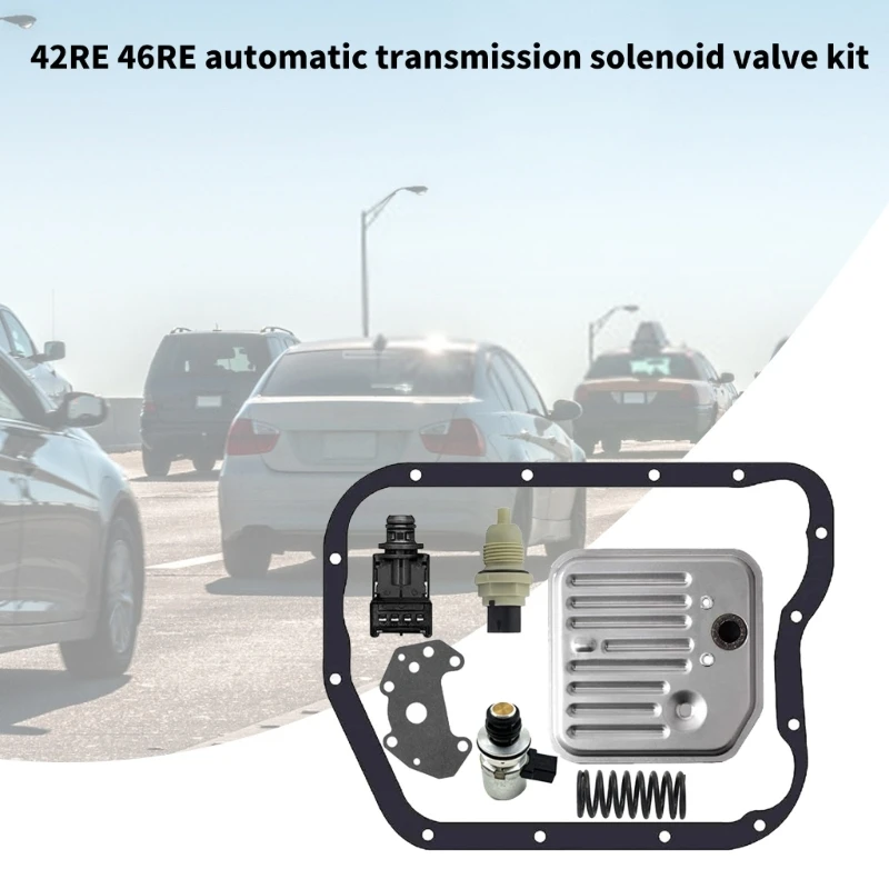 Transmission Shifts Solenoid Repair set With Filter Simple Install for Car J60F