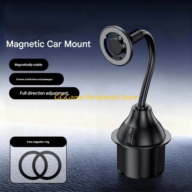 

U55B Car Phone Mount Adjustable Gooseneck Phone Holder For Cup Holder