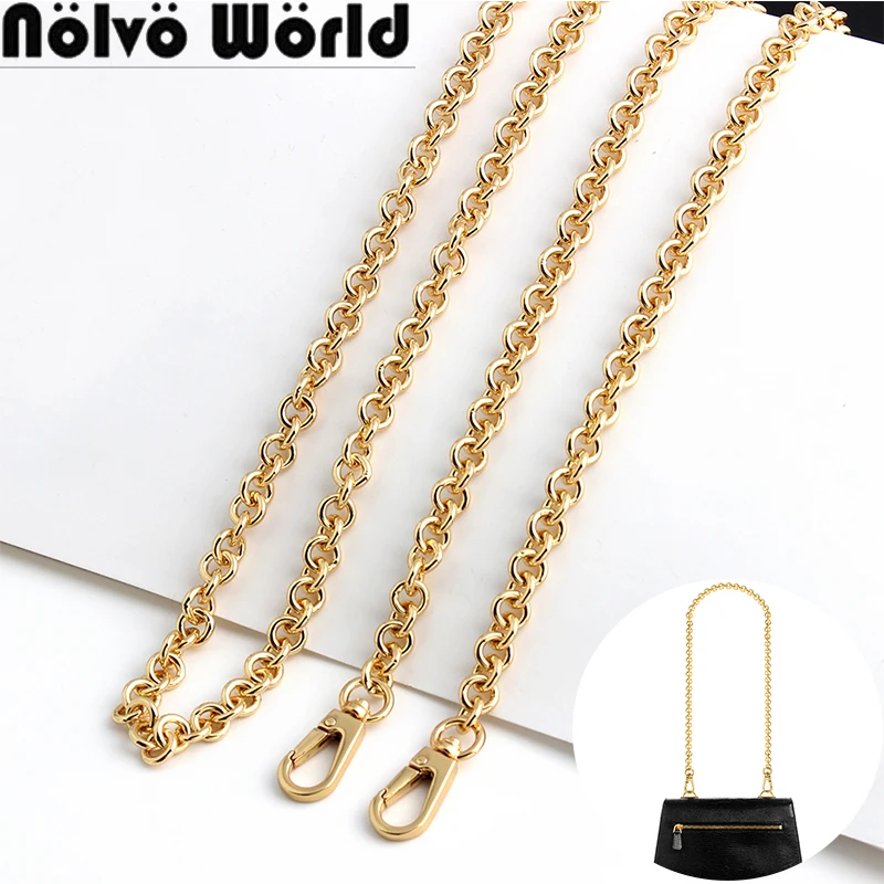 

1/3/10PCS 9mm Wide 129cm Long Metal Wrap Chains For DIY Gift Underarm Shoulder Bags Hand-Woven Detachable Straps Accessories