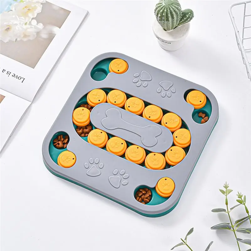 YANA50I Treat Dispenser& Slow Feeder, Interactive Cat Puzzle For Mental Stimulation, Reduces Boredom& Destructive Behavior