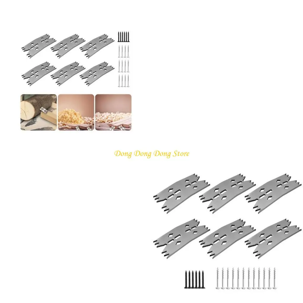 

4xba Professional Woodworking Tools Set 6pieces Slab Clamping Dogs держат зажимы