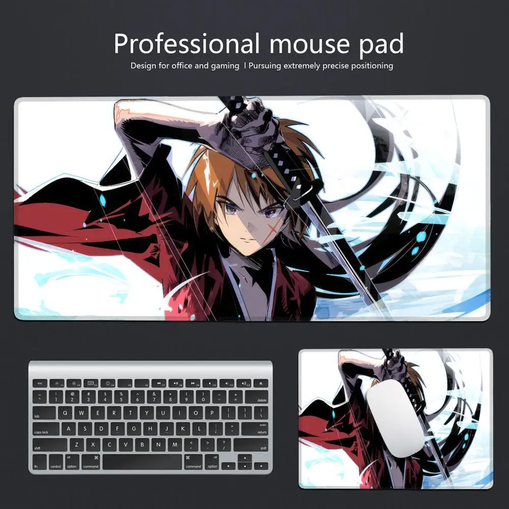 

Animation Beautiful patternsOffice Computer Desk Mat Table Big Mouse Pad Laptop Cushion Nonslip Decor for Rurouni Kenshin