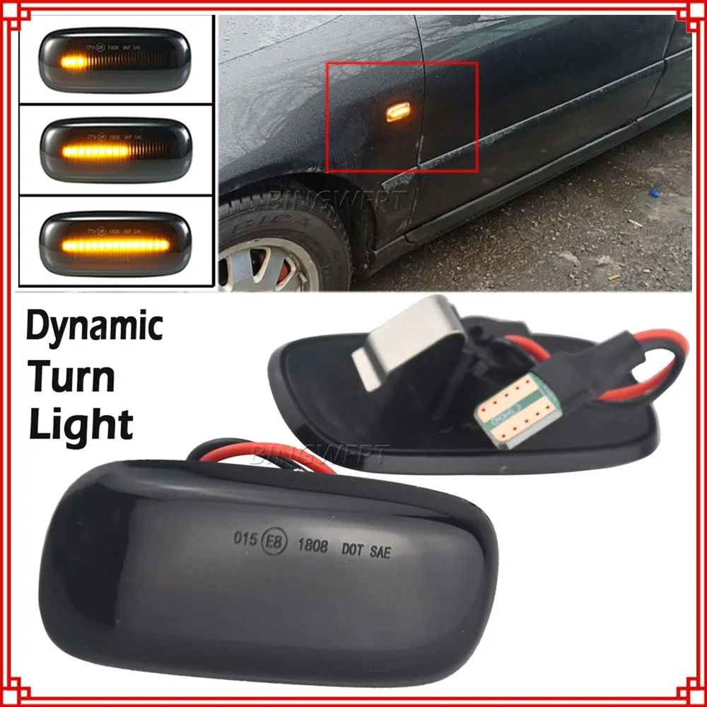 

High Quality LED Dynamic Turn Signal Light Side Fender Marker Lamp For Audi A3 S3 8L 2000-2003 A8 D2 1999-2002 TT 8N 2000-2006
