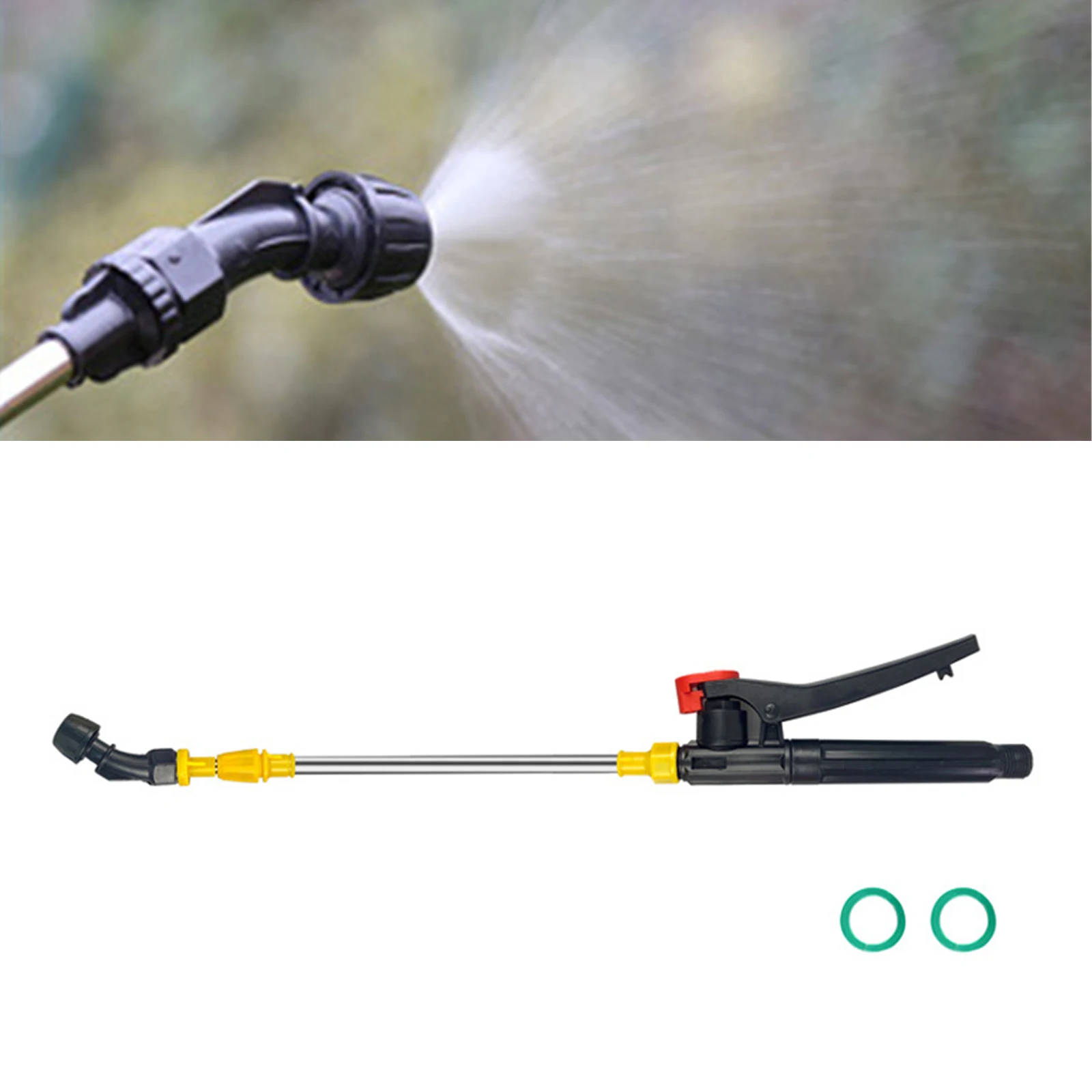 Retractable Sprayer Rod Replacement Universal Garden Spray Accessories Nozzle and Handle Sprayer Extension Pole Rod for Shrubs