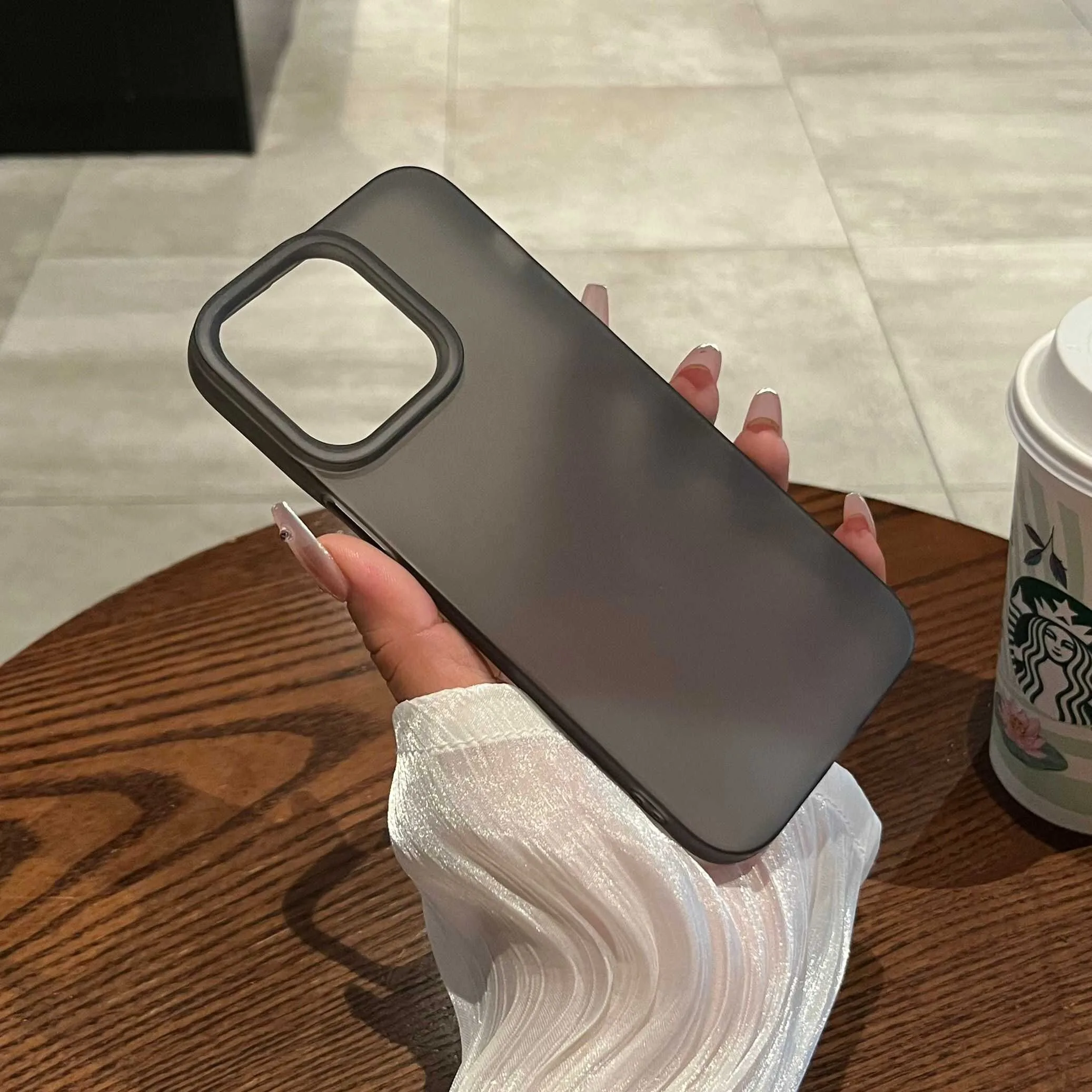 Fashion Soft Matte Candy Phone Case For iPhone 16 11 12 13 14 15 Pro Max Plus X XS Max Transparent Bumper Cases Cover