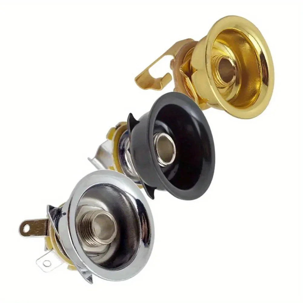 Picture 5: 1PC 6.35mm 1/4' Jack Plug Socket Output Plate for Telecaster TL Guitar Guitar Parts Accessories