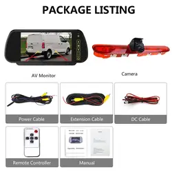 Car Brake Light Reversing Rear View Camera for Peugeot Expert / Traveller Citroen Jumpy /SpaceTourer Toyota ProAce Backup Camera