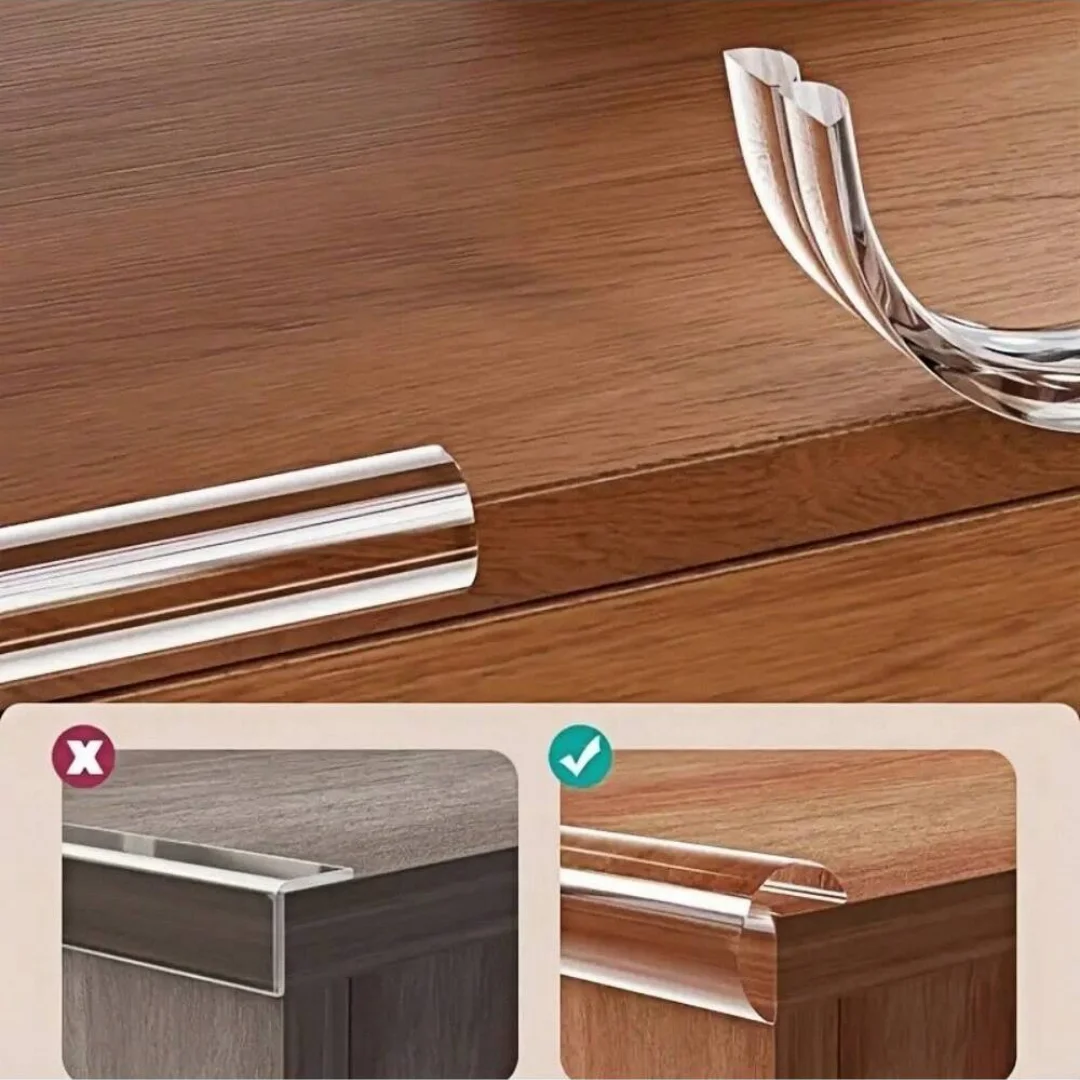 1 قطعة 1 متر/2 متر/3 متر ث نوع مكافحة عثرة قطاع طاولة القهوة مكافحة عثرة حماية قطاع مصدات منزلية شفافة