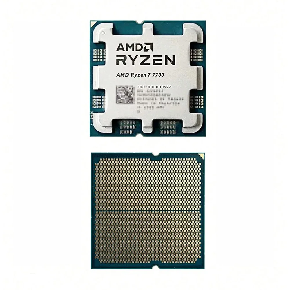 AMD Ryzen 7 7700 CPU R7 7700 5.3 جيجا هرتز 8-Core 16-Thread 40 ميجابايت لعبة كاش المقبس AM5 معالج سطح المكتب لألعاب الكمبيوتر