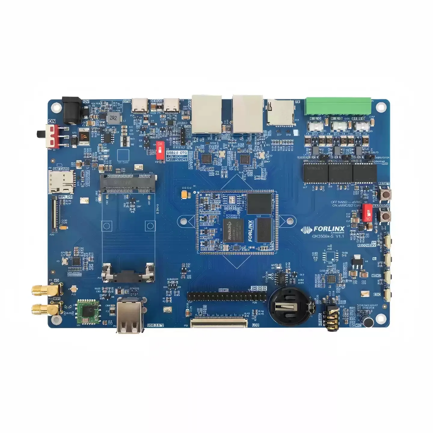 

RK3506J Industrial Linux6.1 Development Board Single Board Computer with 512MB RAM 8GB eMMC