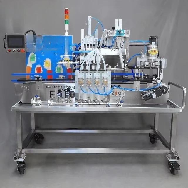 FULLPAK1800 Mobile Canner 40PPB Craft Beer Can Filling Machine / Kombucha Canning Line Equipment for Brewery